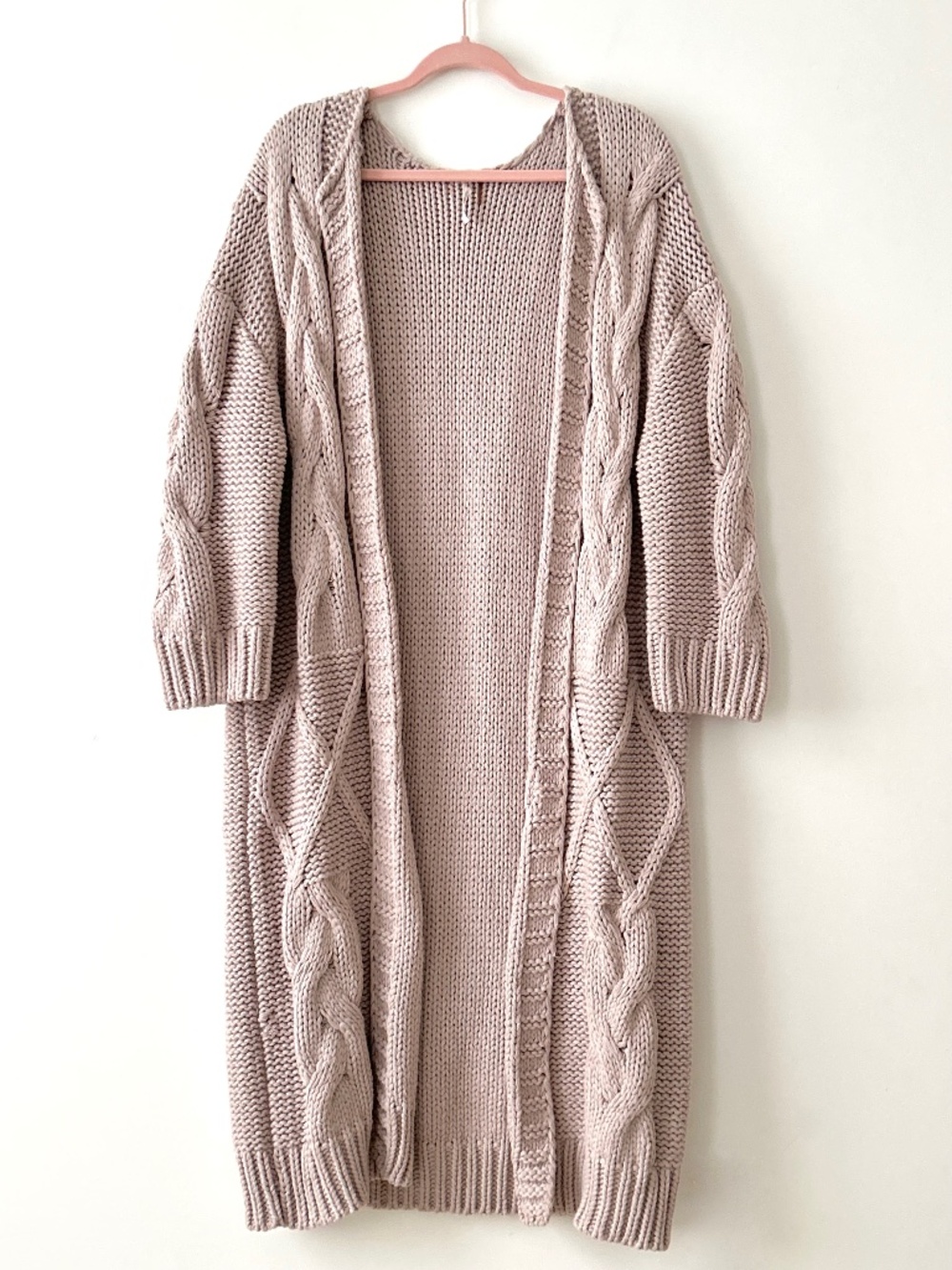 Free People Keep In Touch Chunky Knit Duster Cardigan